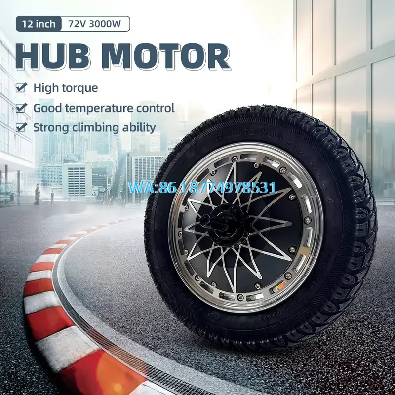 Wmwmnu for 12 Inch Bldc Hub Mo - 72V 5000W Hub Motor Kit 评论和价格
